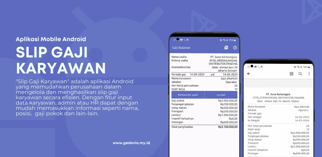 Slip Gaji Karyawan screenshot
